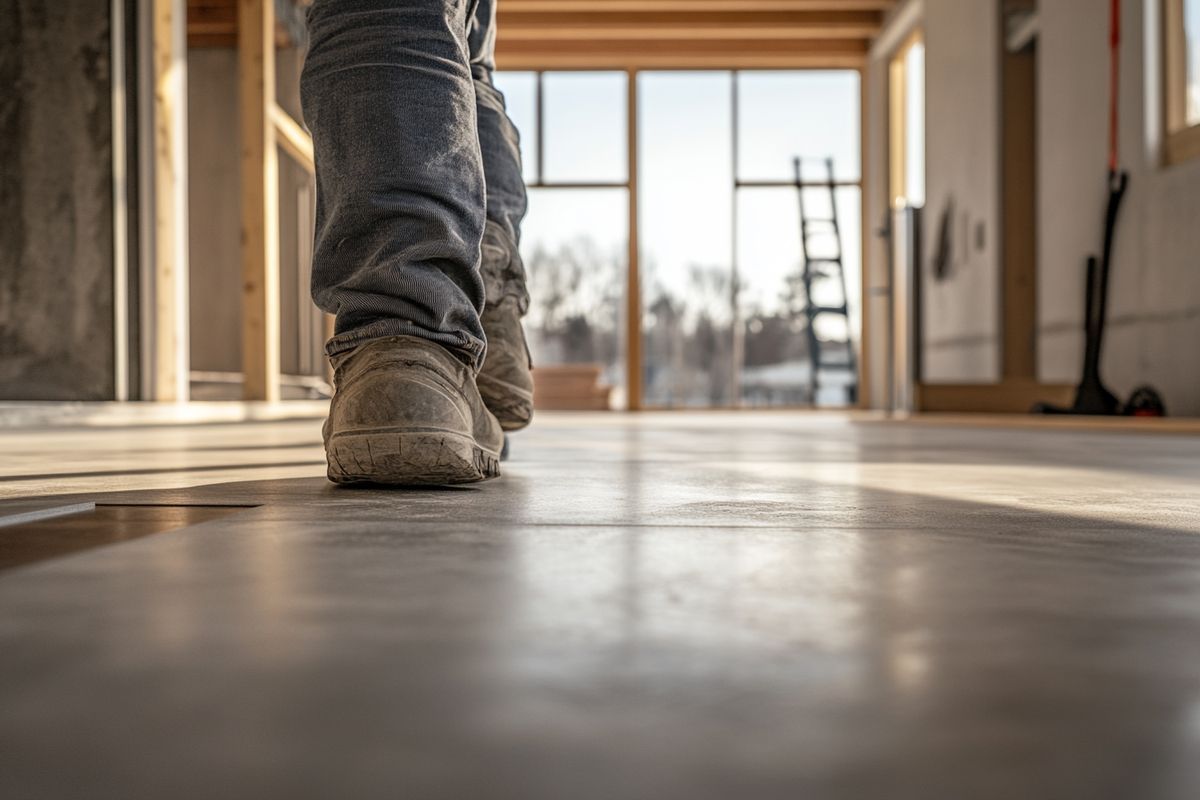 L'efficacité des planchers collaborants bois béton sur le chantier